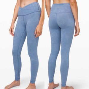 Lululemon Always On HR Tight *28”- Sky Wash Print
